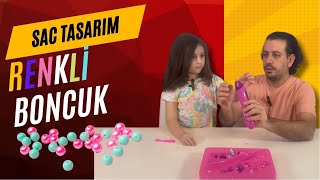 Renkli Boncuklarla Saç Örgü Tasarımı Yapıyoruz !