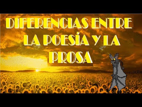 Vídeo: Diferencia Entre Poesía Y Prosa