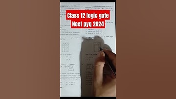 class 12 physics logic gates questions |#neet2024 #neet