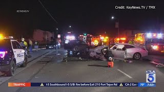 6 hurt in Covina crash
