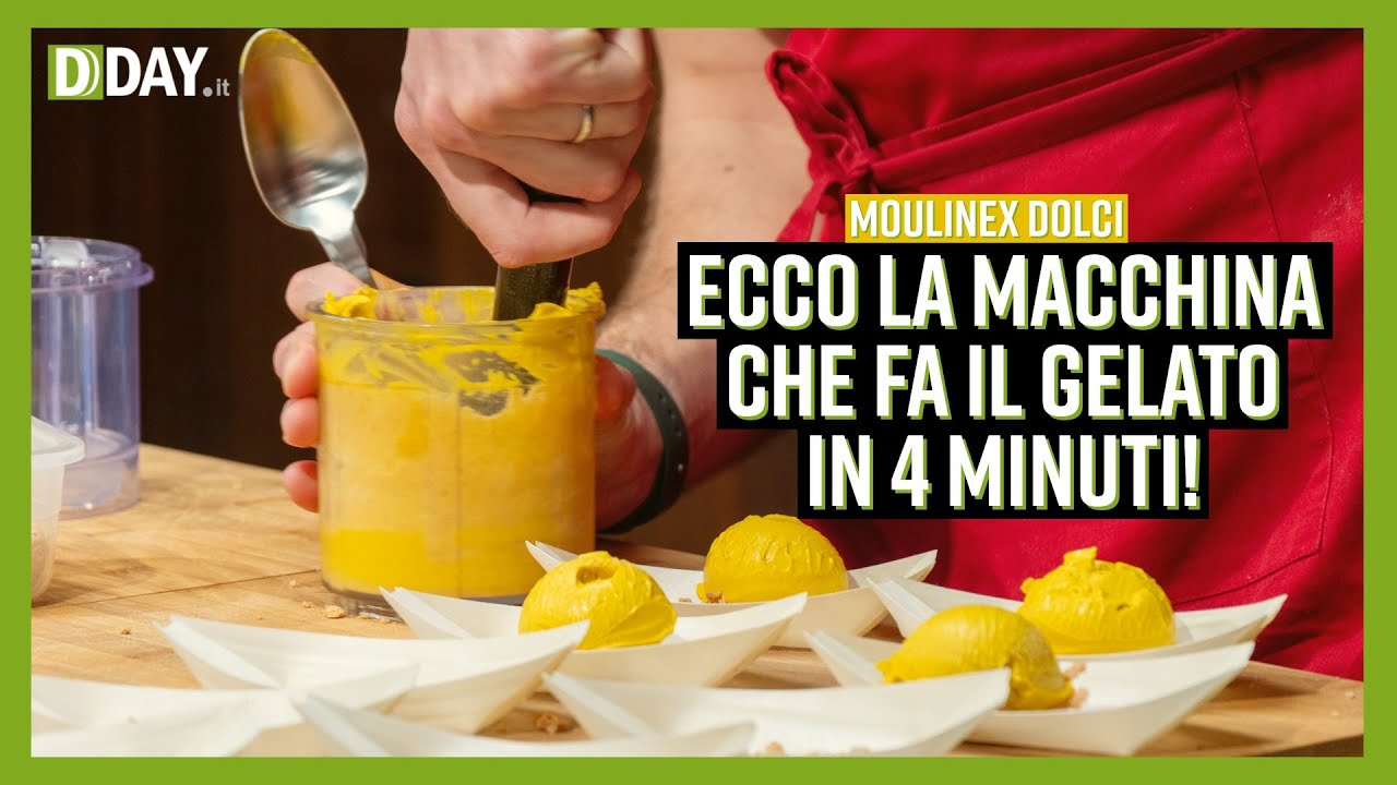 Ecco la nuova macchina di Moulinex: si chiama Dolci ma fa il gelato in 4 minuti