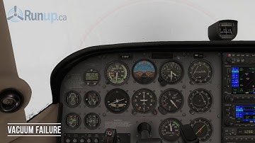 Vacuum Failure Descending Turn C172