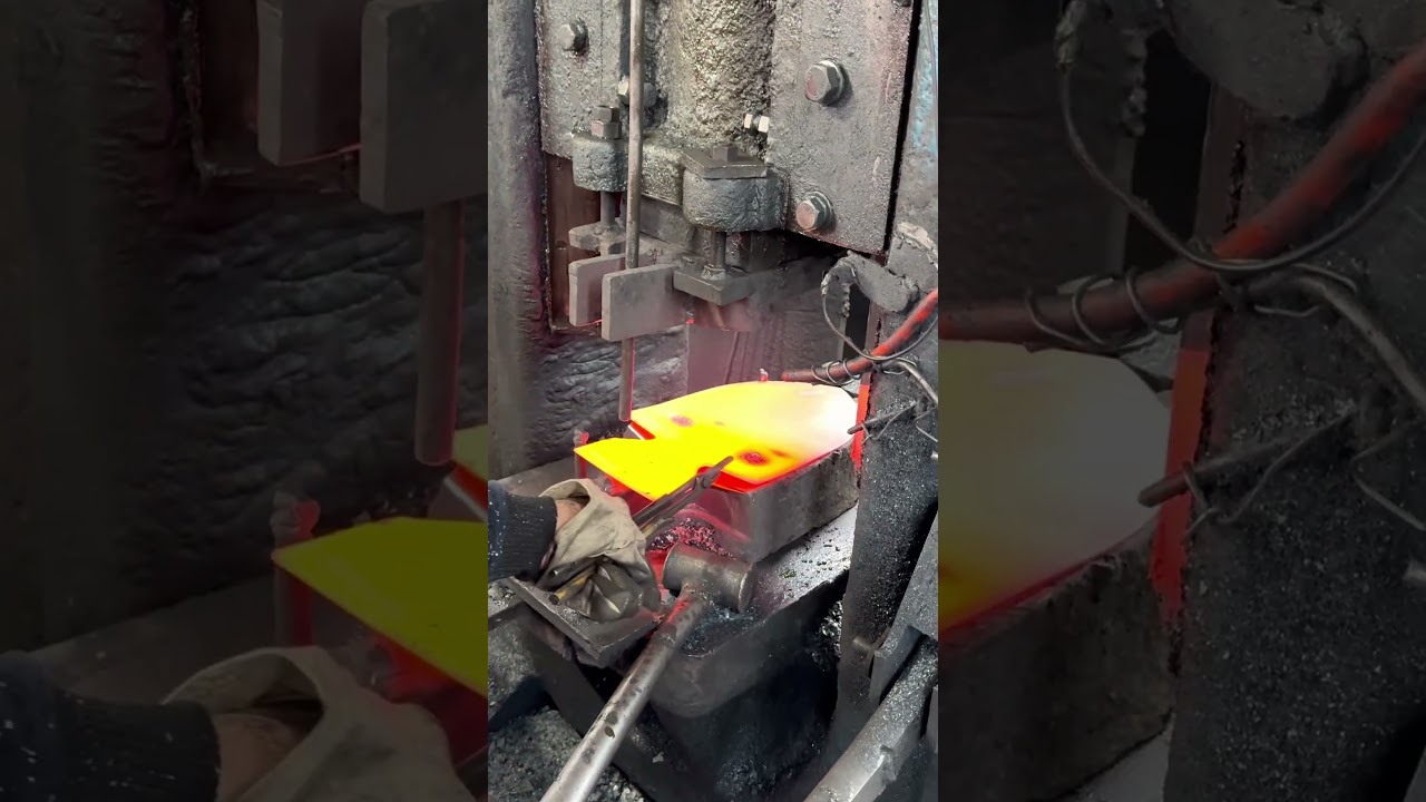 Red-hot Forging, Shovel Taking Shape - Industrial Strength Builds Durability
