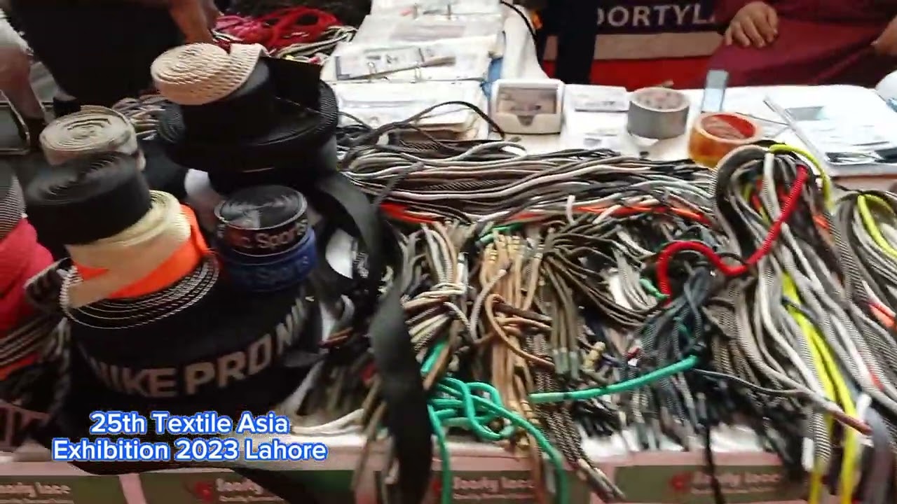 25th Textile Asia Exhibition 2023 Lahore Pakistan / Lastic zip ribbon