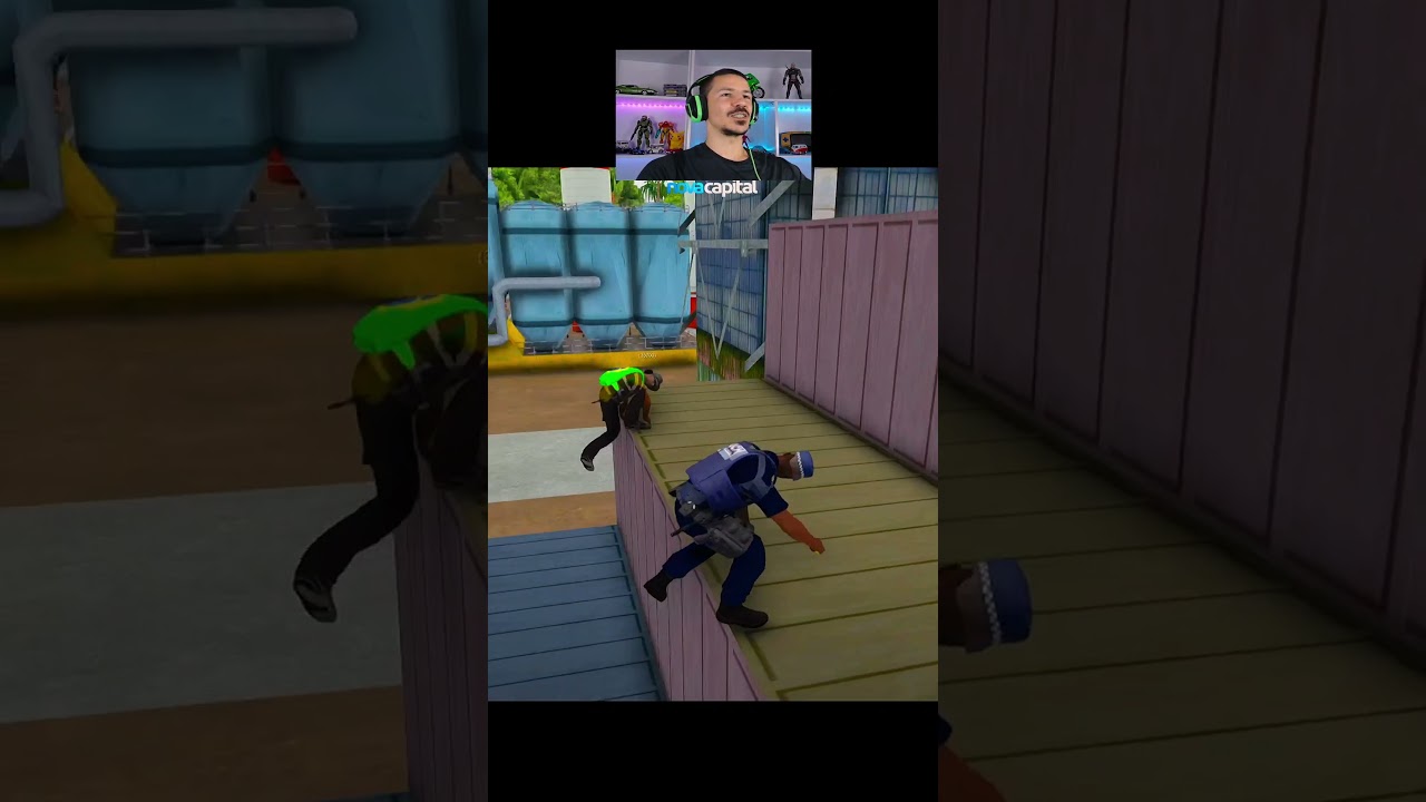 Esse foi muito esperto pra fugir de ape nessa fuga insana no gta rp #shorts #viralvideo