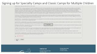 Online Registration Using WebTrac