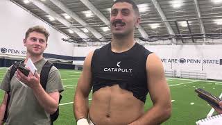 Penn State LB Dom DeLuca on Childhood Photo, Garrett Greene, More 8/28/24 | WVU Week | NSN