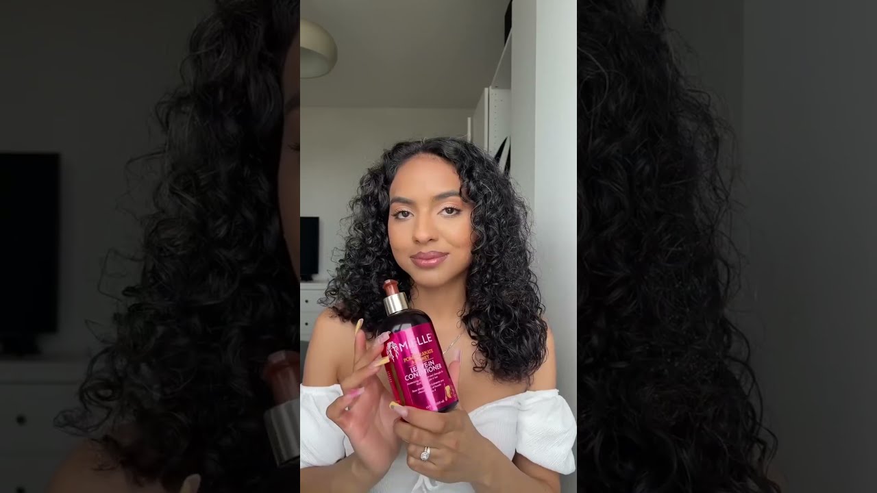 Mielle Organics Pomegranate And Honey Curl Smoothie Review | #haircurls #hairtutorial #haircurlstyle