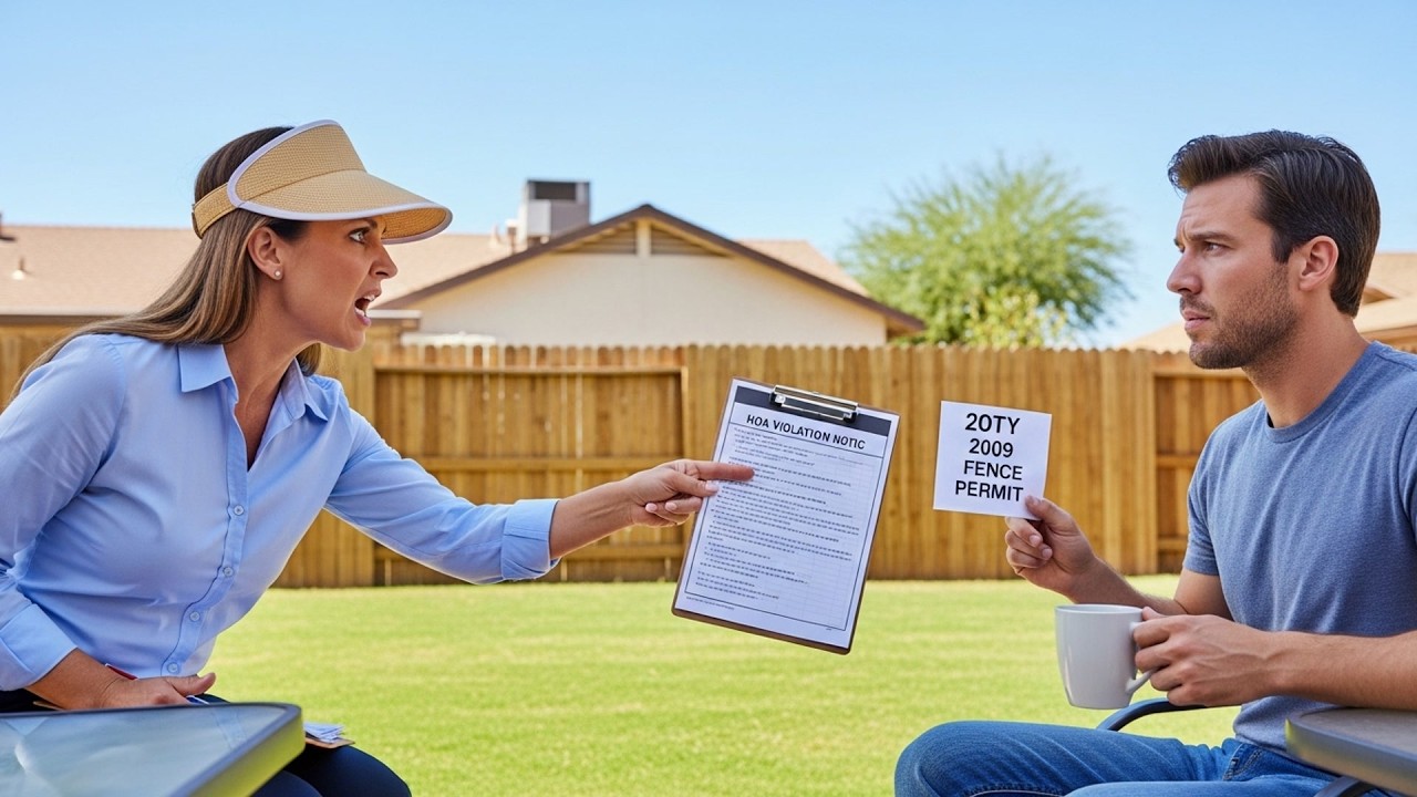 HOA Demanded I Lower My Fence, Grandfather Clause Protects Existing Height!