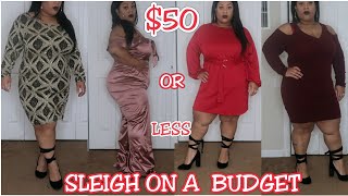 BBW/PLUS SIZE | SLEIGH ON A BUDGET FOR THE HOLIDAYS  | FASHIONNOVA CURVE TRY ON HAUL