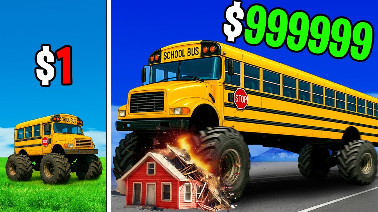 $1 to $1,000,000 MONSTER BUS on GTA 5