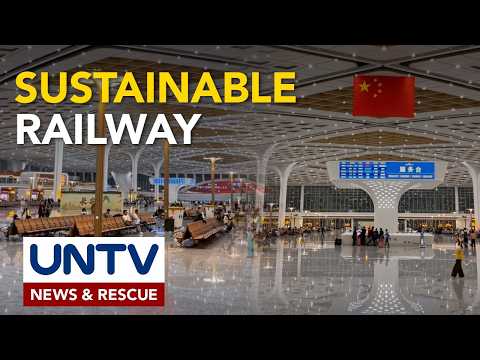 Railway station sa China, animo’y puno ng bituin dahil sa photovoltaic module tech