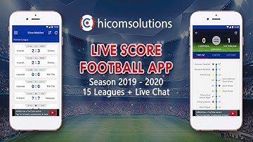 Livescore football app template - iOS | Codecanyon Scripts and Snippets
