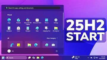 Make Windows 11 25H2 Start Menu Faster