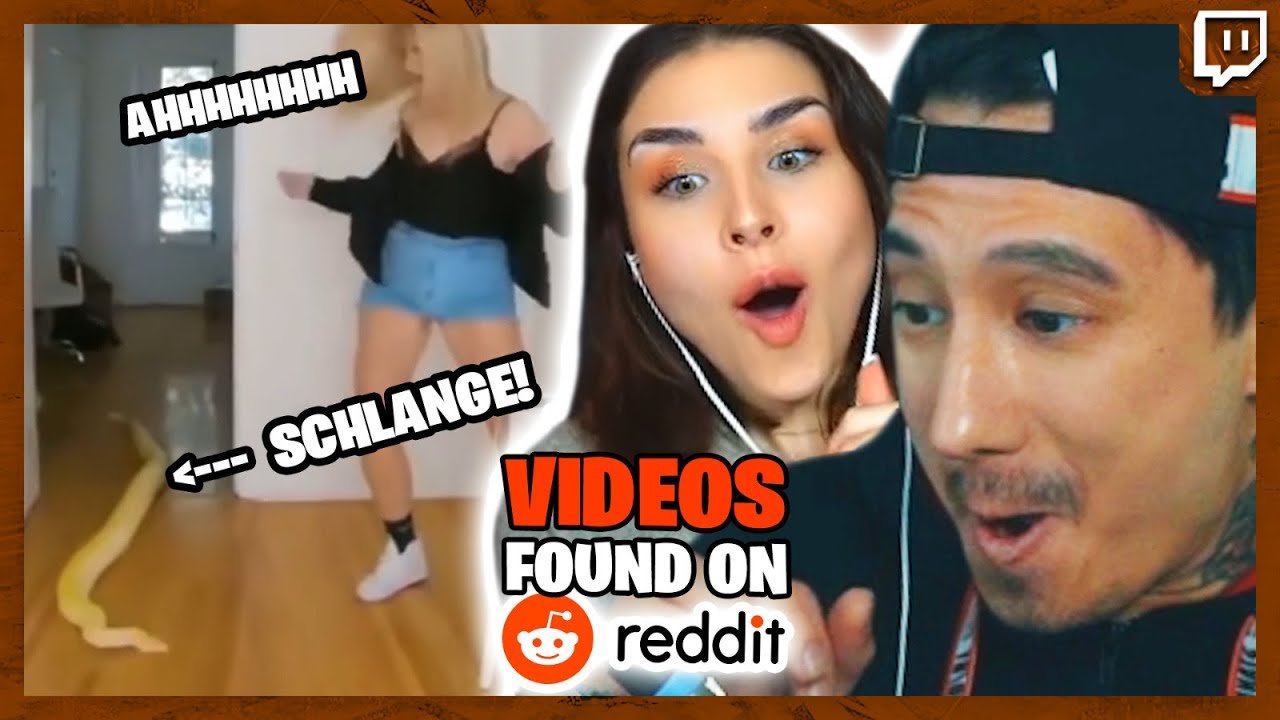 Ju und Zoe REAGIEREN auf VIDEOS FOUND ON REDDIT - Eine Schlange!!!!!!!111
