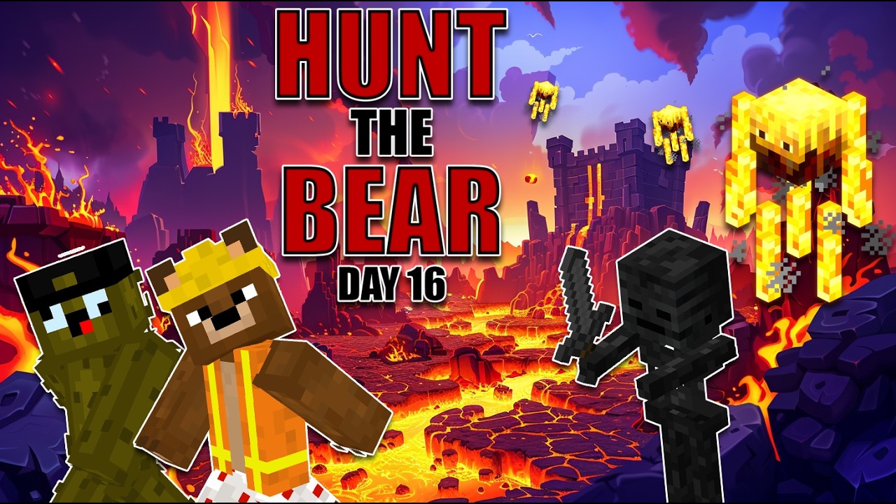 Being Hunted on a Public SMP Day 16 #drewbearbuilds #fyp #viral #trending #smp #youtube