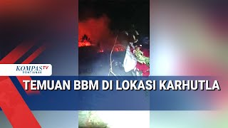 Padamkan Kebakaran Lahan, Petugas BPBD Temukan BBM & Daun Kering Dalam Karung