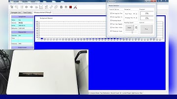 using Winner3003 dry particle size analyzer to detect pigments