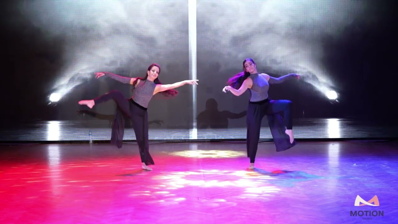 Contemporary duet performance from motion dance studio recital 2025