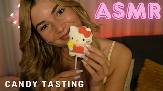 ASMR with Ella 💗 Candy Tasting Sounds 🍭 (Crunchy, Chewy & Relaxing)
