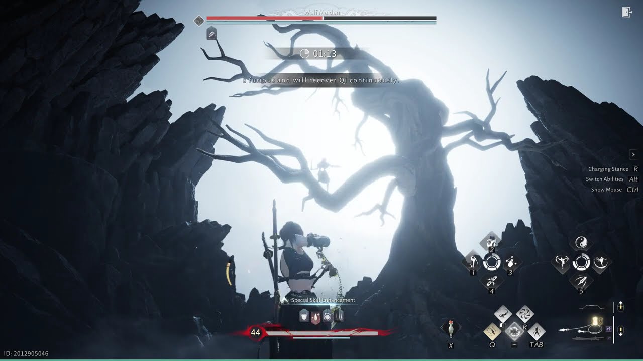 Where Winds Meet - Wolf Maiden No Hit - Trial Abyss (Rope Dart + Dual Blades)