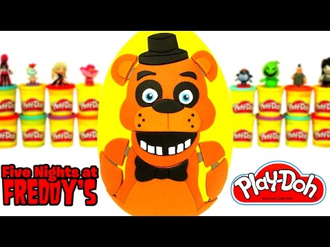 FNAF Five Night at Freddy's Sürpriz Yumurta Oyun Hamuru - FNAF Oyuncakları Anime Emoji