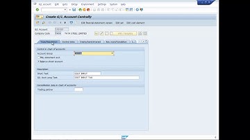 CREATION OF GENERAL LEDGER ACCOUNTS IN GST