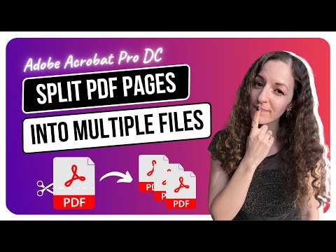 Adobe Acrobat PRO DC | Как разделить страницы PDF-файла на несколько файлов