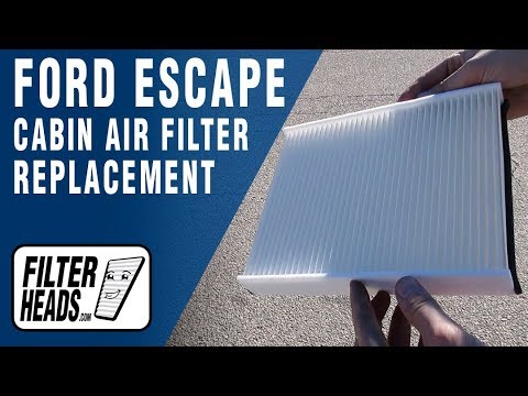 How to Replace Cabin Air Filter 2017 Ford Escape