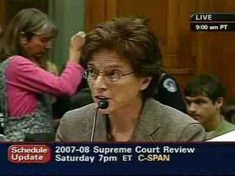 House Judiciary Committee hears from former US Representative Elizabeth Holtzman on impeaching George W. Bush. Part 5 - 7/25/08