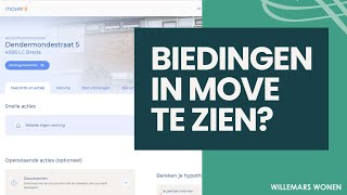 Zijn elkaars biedingen te zien in Move