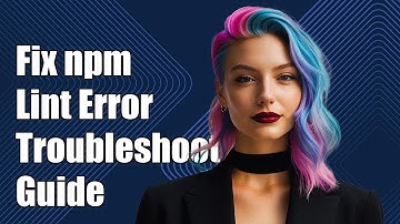 Fixing npm Lint Error: 