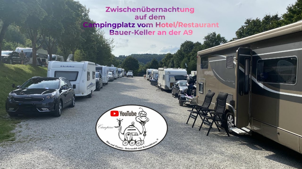 Zwischenbernachtungsplatz von Norden nach Sden - Restaurant Camping  Bauer-Keller.