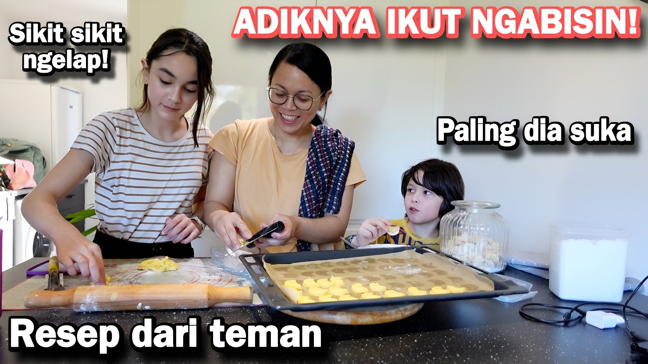 Keseruan Bikin Kue Putri Salju Di Prancis Bersama Anak Perempuanku