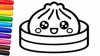 Cute Cake Coloring Page 🎂 | Easy Cake Coloring for Kids | Fun Coloring Video