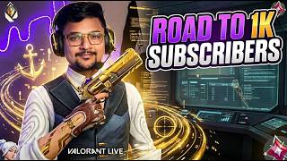 Road to Immortal 🔥 Battlepass Giveaway at 800 Subs | Valorant Live