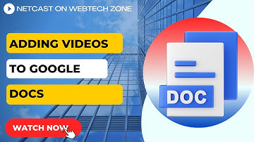 Embed Video Google Docs | Adding Videos To Google Docs