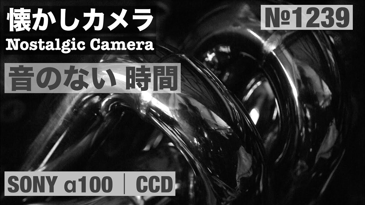№1239 音のない 時間｜SONY α100 CCDモノクロ - YouTube