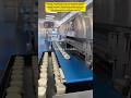 Satisfying automatic dough cutting and tray loading machine. #ytshorts