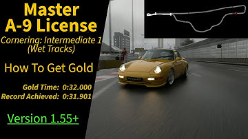 GT7 | How to get Gold on the Master A-9 License (Update 1.55+)