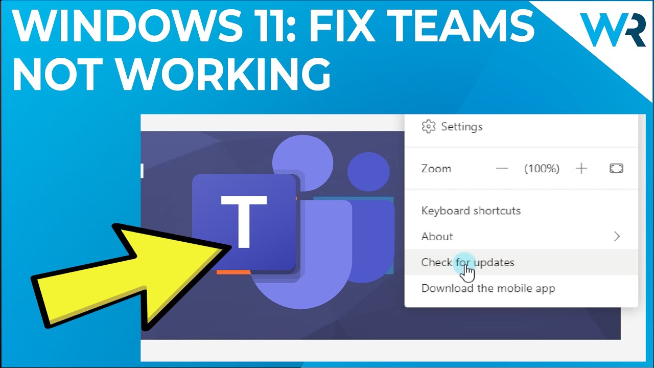 How To Fix Microsoft Teams Not Working In Windows 11 YouTube