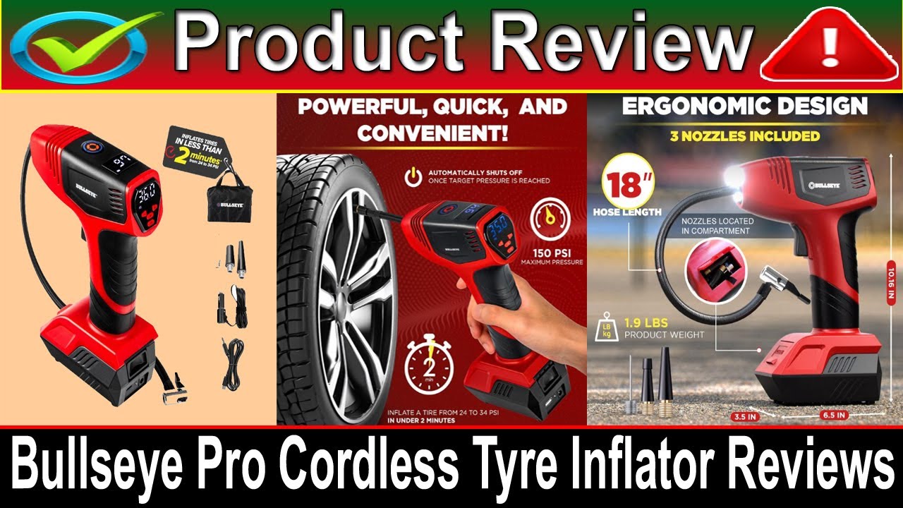 Bullseye Pro Cordless Tyre Inflator Reviews Is this Product Worth