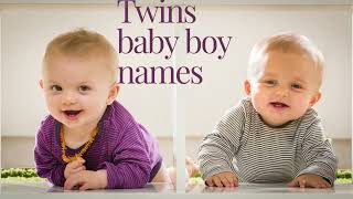 Twins baby boy names