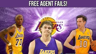 Top 5 WORST Free Agents the Lakers have EVER Signed! Worst Lakers Free Agency Moves Through 2020.