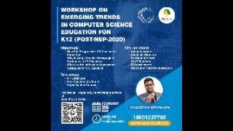 Workshop on Emerging Trends in Computer Science Education (Post - NEP- 2020)