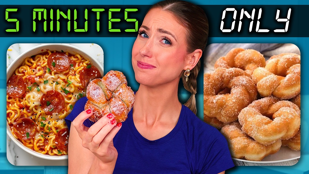 I Tested Viral 5 MINUTE TikTok Recipes ⏰ What's ACTUALLY Worth Making?