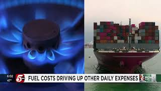 Higher gas prices starting to affect other areas of household spending