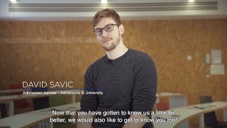 Creating a CV for IE University tips with David Savic