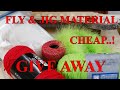 Look What We Scored, FLY And Jig Making Materials On the CHEAP