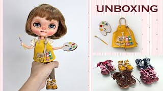UNBOXING SHOES and PAINTER APRON for BLYTHE DOLLS ️ CALÇADOS ️ ZAPATOS ️ DAYA DOLLS